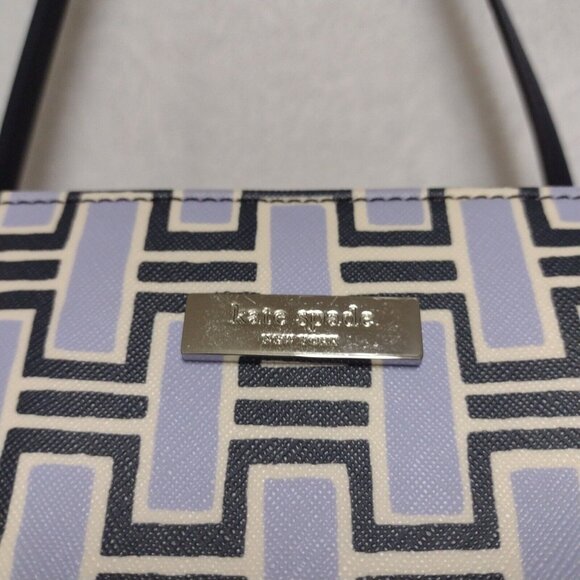 Kate Spade Shoulder Tote Shore Street Forest Geo Margaretta Geometric BAG ONLY - Picture 2 of 9